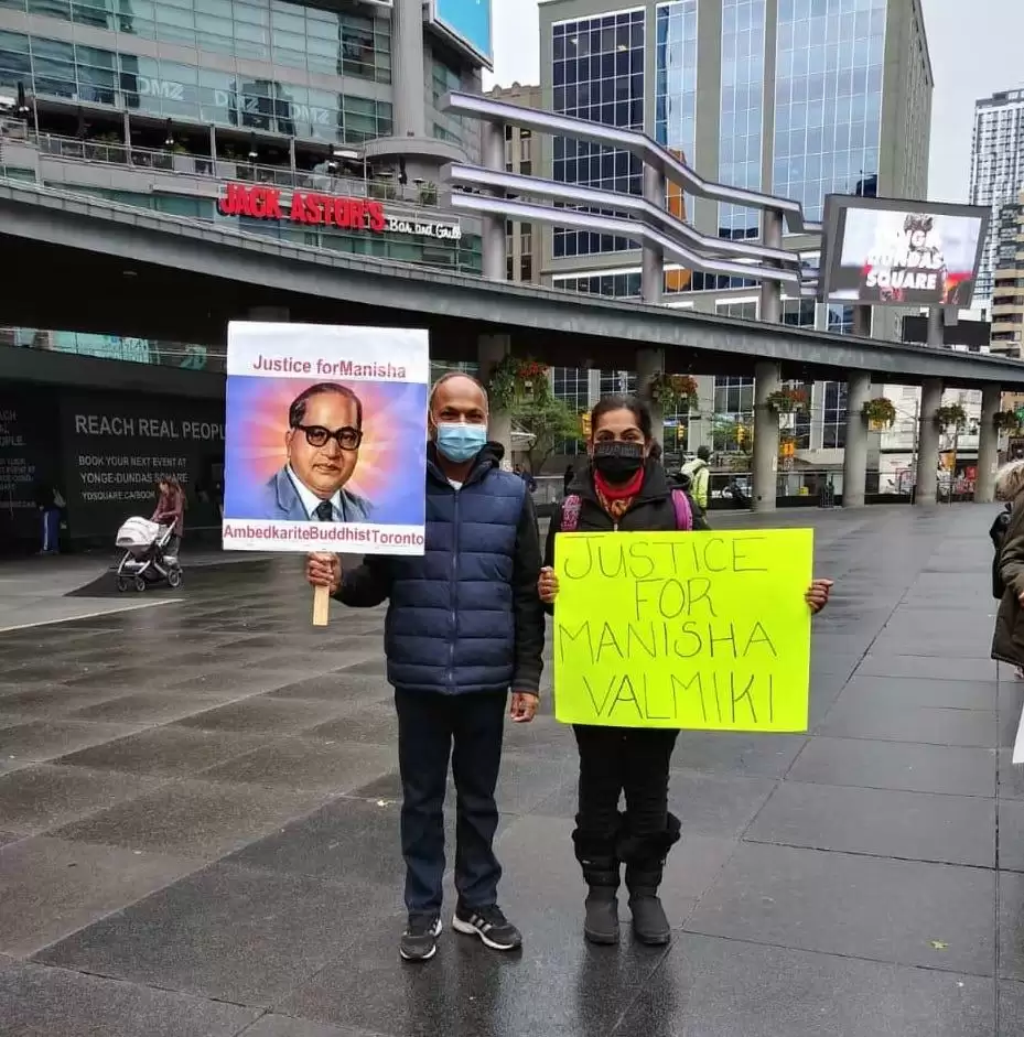 Protest in America #JusticeForHathrasVictim